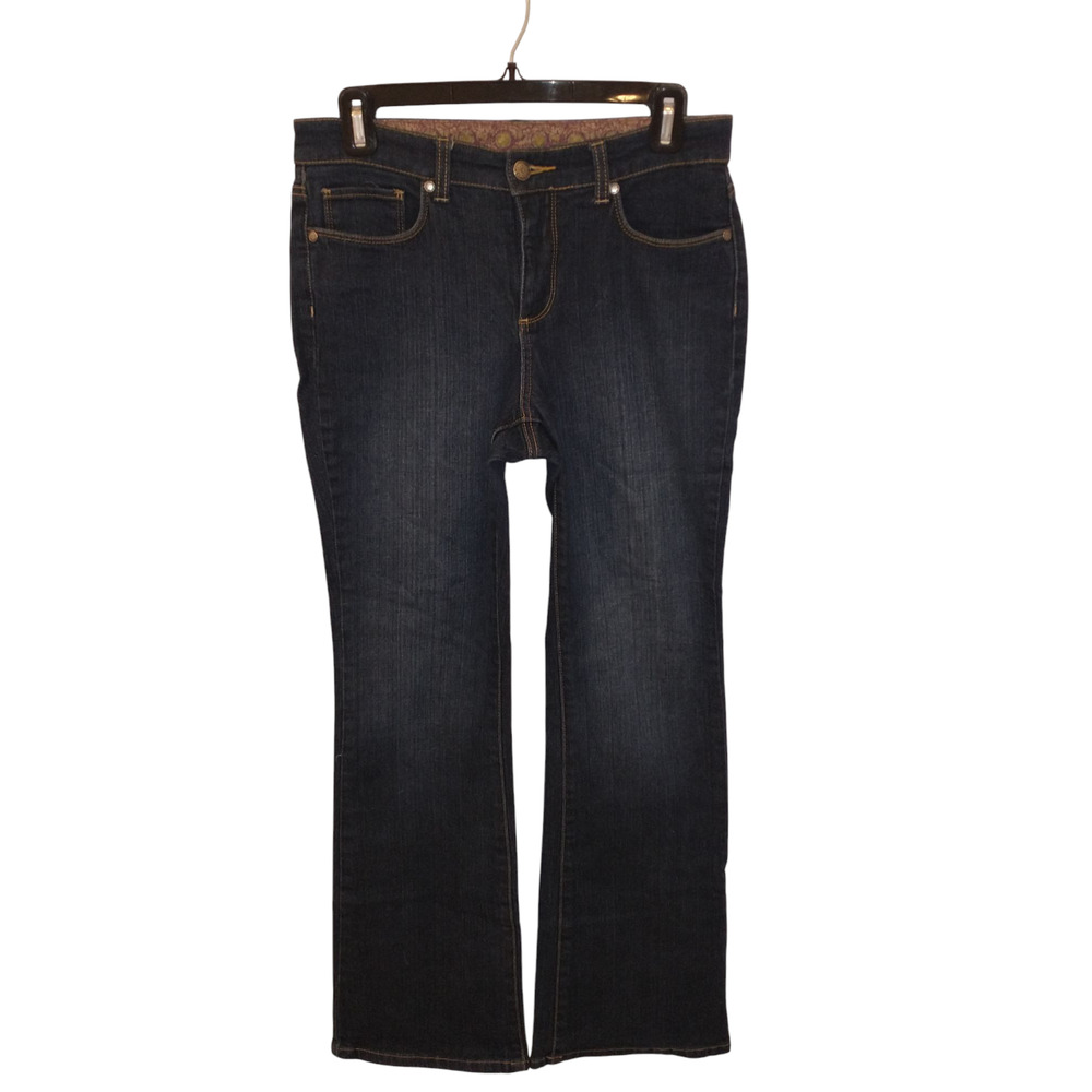 Vtg. AJ Women's Size 6 Dark Wash Bootcut Jeans Denim Midrise Soft Girlfriend